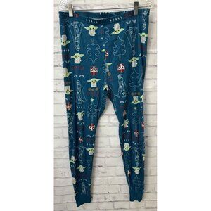 Hanna‎ Anderson XXL Adult Unisex Holiday Long John PJ Pant Star Wars Mandalorian